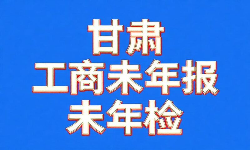 未做年报年检经营异常工商名录-甘肃省-云图数智