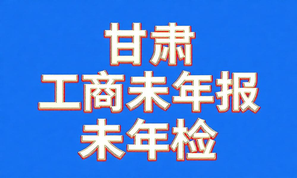 未做年报年检经营异常工商名录-甘肃省-云图数智