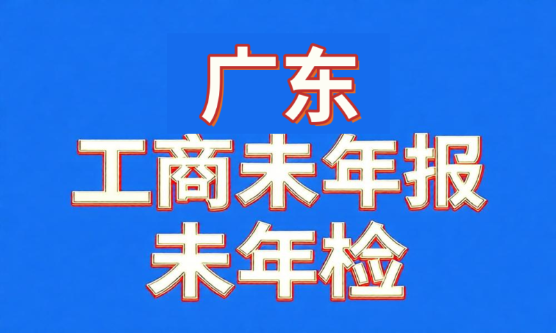 未做年检年报经营异常工商名录-广东-云图数智